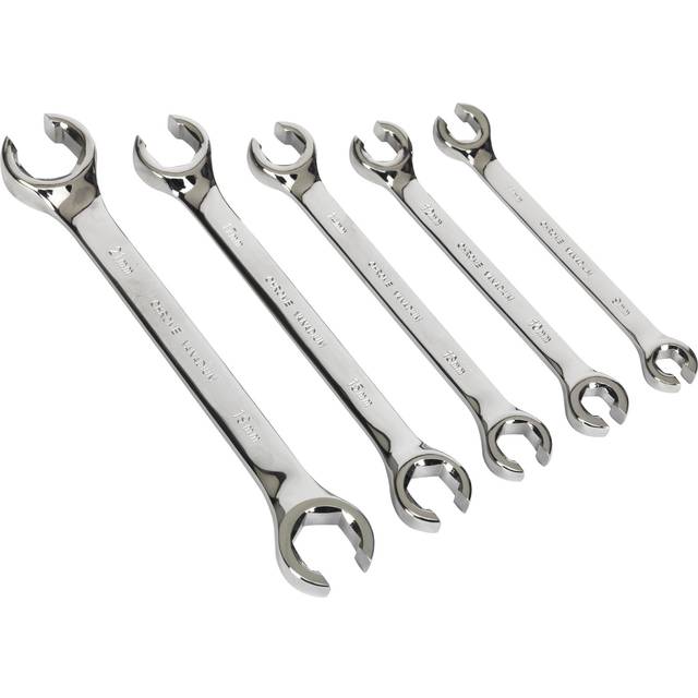Sealey 5 Piece Flare Nut Spanner Set Metric