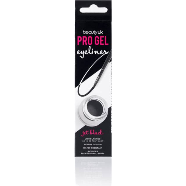 BeautyUK Pro Gel Eyeliner Jet Black 4.5g