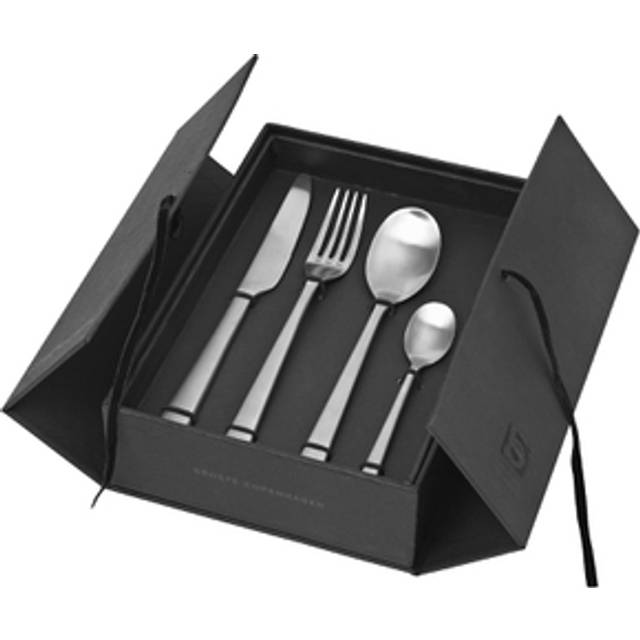 Hune Brushed Satin, bestickset m. 16 delar - Borstad satin