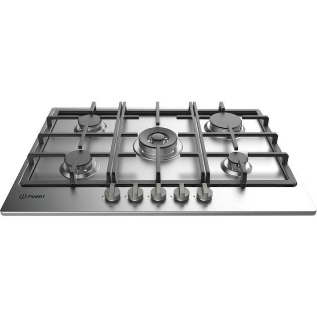 Indesit THP 641 W/IX/I 58cm Gas Hob - Stainless Steel