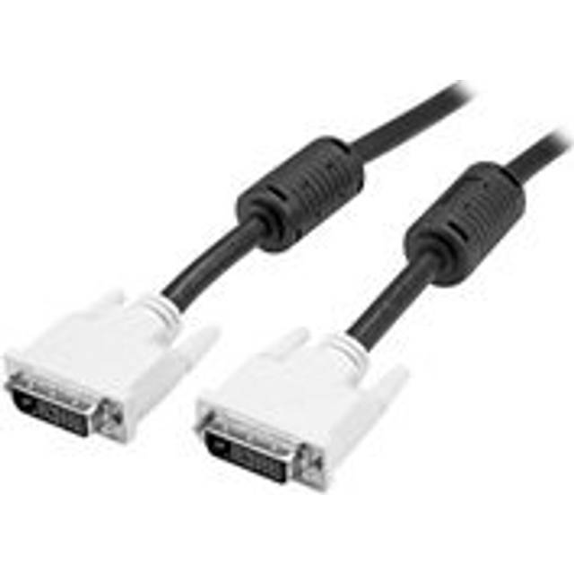 StarTech.com 3m DVI-D Dual Link Cable - Male to Male DVI-D Digital Video Monitor Cable - 25 pin DVI-D Cable M/M Black 3 Meter - 2560x1600