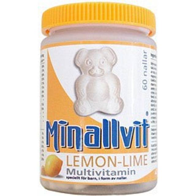 Minallvit 60 tabletter Lemon Lime