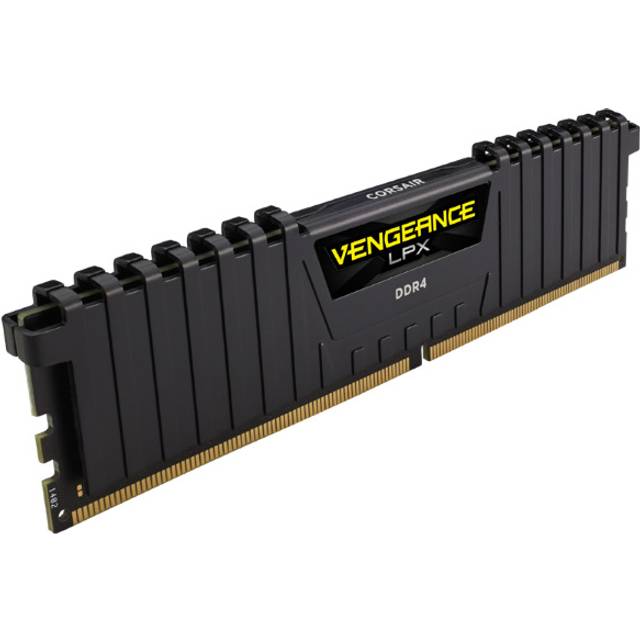 Corsair (CMK8GX4M2A2666C16) Vengeance LPX 8GB (2x4GB) DDR4 2666Mhz CL16 XMP 2.0 High Performance Desktop Memory Kit Black