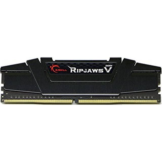 Gskill F4-3200C16D-16GVKB Memory D4 3200 16GB C16 RipV K2 2X 8GB, 1,35V, RipjawsV svart singel svart