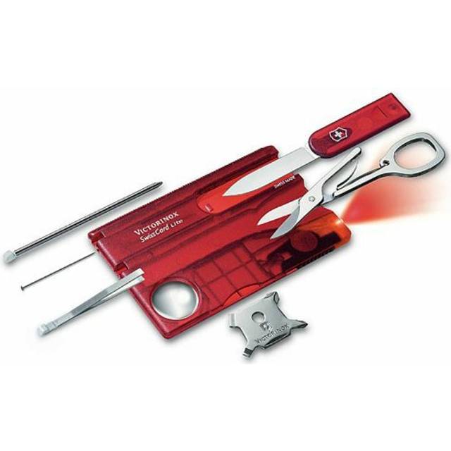 Victorinox Swiss Card Classic rot transparent
