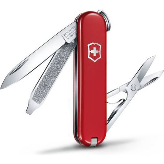Victorinox, Schweizer Taschenmesser, Classic SD, Multitool, 7 Funktionen, Klinge, klein, Nagelfeile, Schraubendreher 2.5 mm