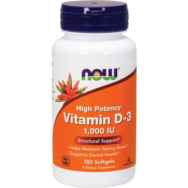 NOW Vitamin D-3 1000 IU - 180 Softgels