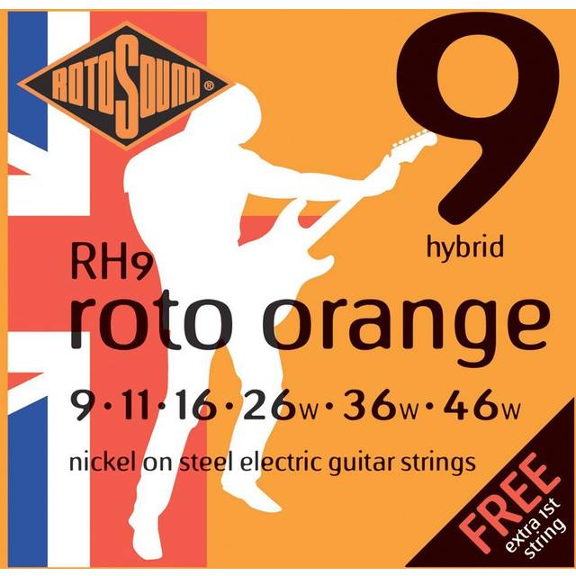 Rotosound RH9 Nickel Hybrid Guitar Strings 9 11 16 26 36 46
