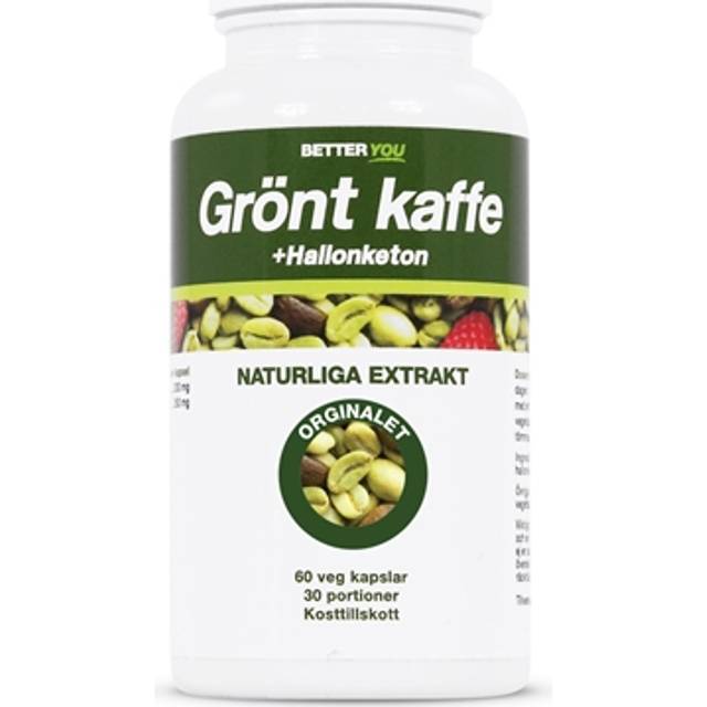 BETTER YOU Better You Grönt kaffe + Hallonketon 60 kapslar - Multi