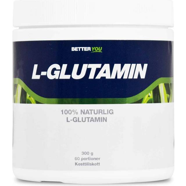 Better You L-Glutamin, Jordgubb/Rabarber, 300 g