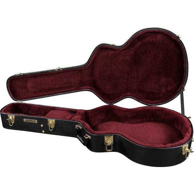 Gretsch G6241FT 16-Inch Hollowbody Flat Top Wood Hardshell Case (Fits G5420 and G5422 Models, Black)