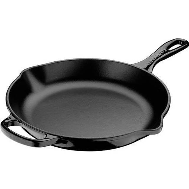 Le Creuset Cast Iron Frying Pan with Metal Handle - Satin Black (26cm)