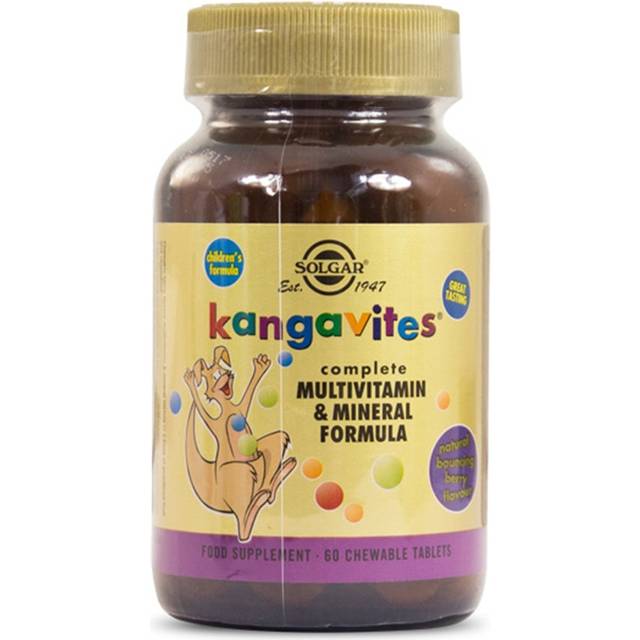 Kangavites Bouncing Berry Complete Multivitamin and Mineral Chewable 60 tuggtabletter - Solgar