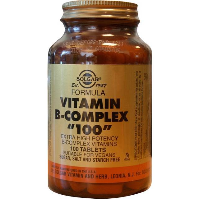 Solgar B-Complex 100 100 Tablets