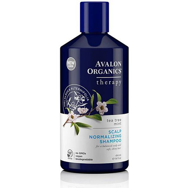 Avalon Organics Scalp Normalizing Shampoo Tea Tree Mint 14 fl oz