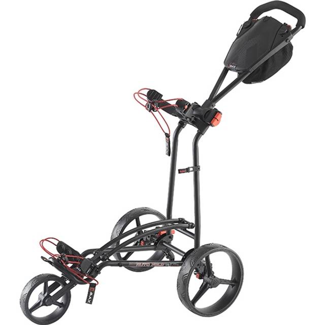 Big Max Autofold FF 3-Wheel Push Trolley - White