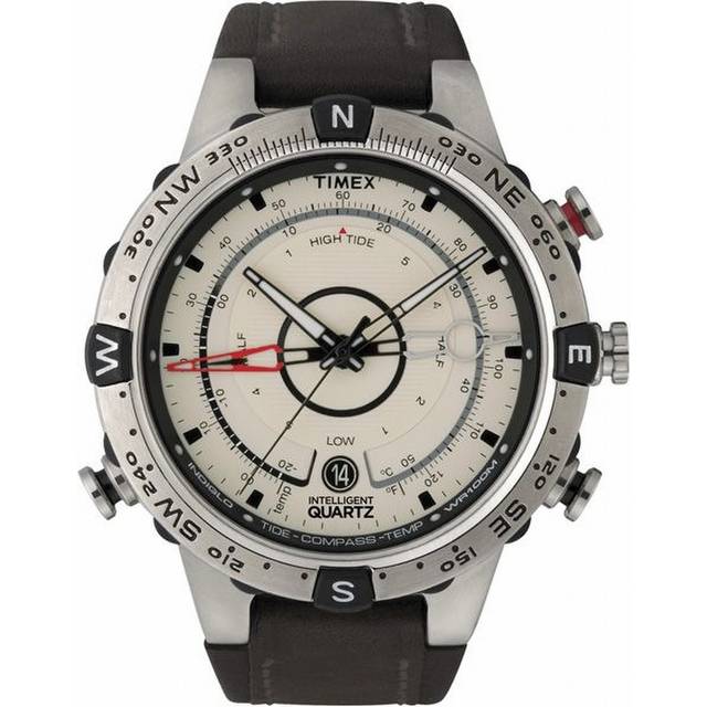 Timex Mens Tide Temp Compass Brown Watch T2N721