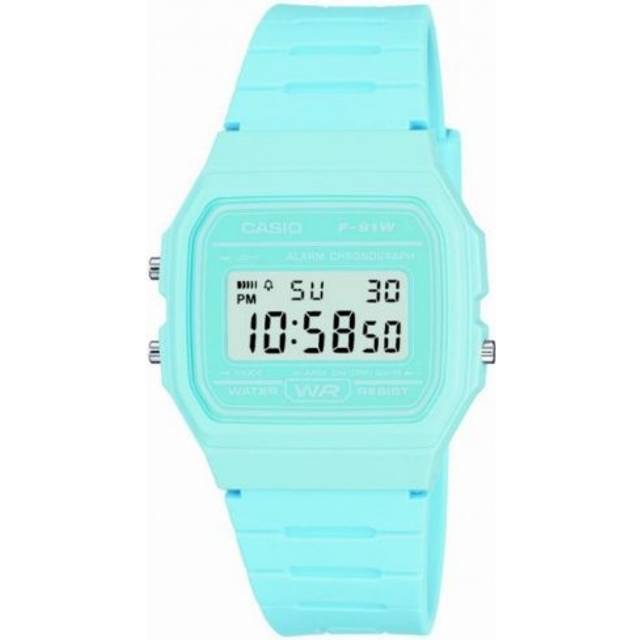 Casio Retro  Blue Resin Strap Watch