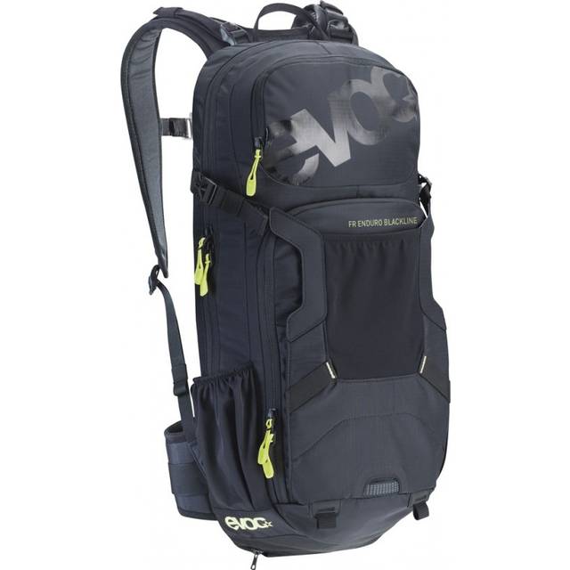 EVOC FR ENDURO BLACKLINE 16L ryggsäck med skydd, ryggsäck för cykelturer och stigar (cykelryggsäck, LITESHIELD BACK PROTECTOR & AIR SYSTEM-teknik, storlek S)