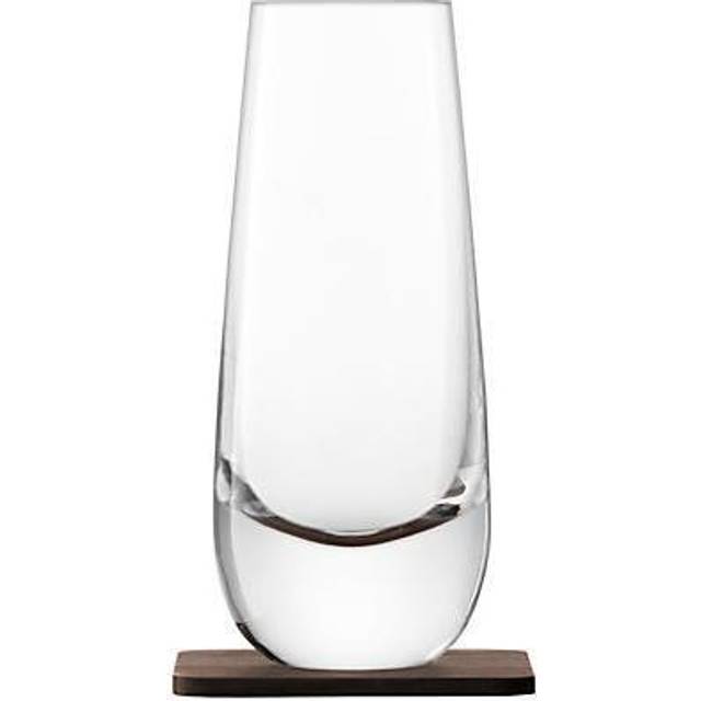 LSA Whisky Islay Mixer Glasses & Walnut Coasters (Set of Two) Glassware