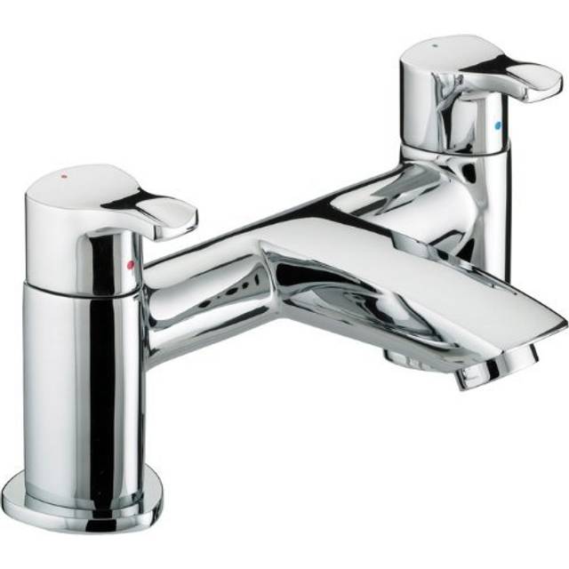 Bristan Capri Taps Bath Filler in Chrome Brass