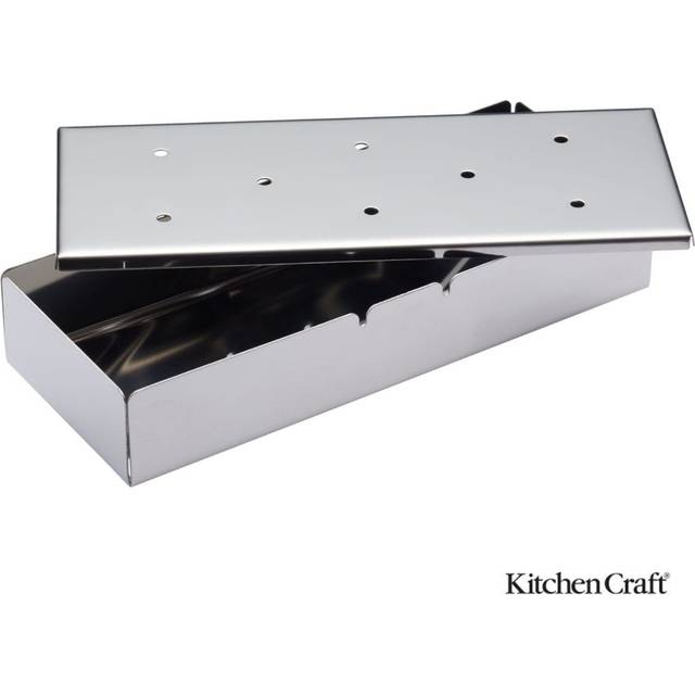 Kitchen Craft - KitchenCraft Stainless Steel 22cm Wood Chip Smoker Box