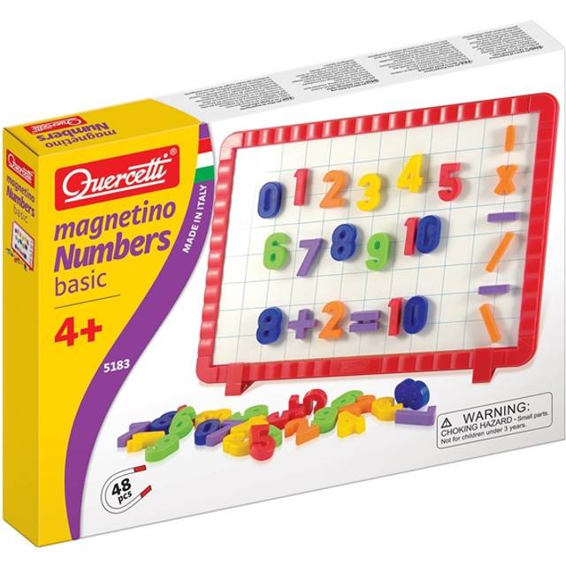 Quercetti Magnetic Numbers Starter Set - 48 Pieces, Multi