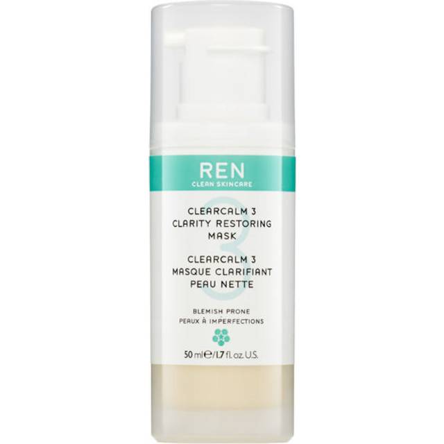 REN Clean Skincare Clearcalm 3 Clarity Restoring Mask 50ml