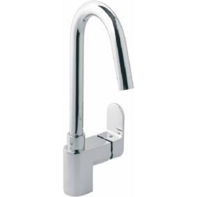Vado life mono kitchen sink mixer single lever swivel spout chrome lif-150s-c/p