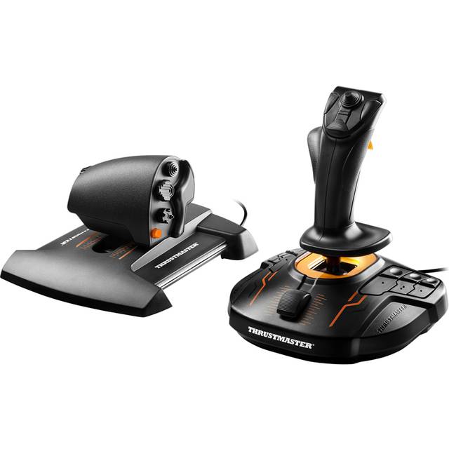 Thrustmaster T16000M FCS Hotas - Flygkontrollsystem med Joystick och Gasspjäll, Utrustat med H.E.A.R.T HallEffect AccuRate Technology för PC