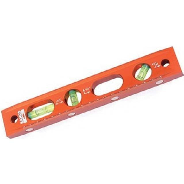 426TOR9 Aluminium Torpedo Scaffold Boat Spirit Level 230mm 3 Vial - Bahco