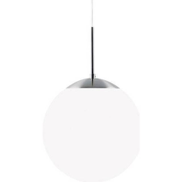 Nordlux Cafe 30 Opal Pendant In Brushed Steel