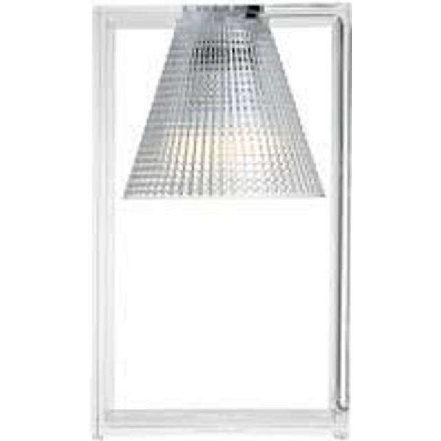 Kartell - Light-Air Table Lamp - bernstein/mit Prägung/BxHxT 17x32x14cm/thermoplastisch/inkl. LED E14 5W - amber (14.0 x 17.0 x 32.0cm)