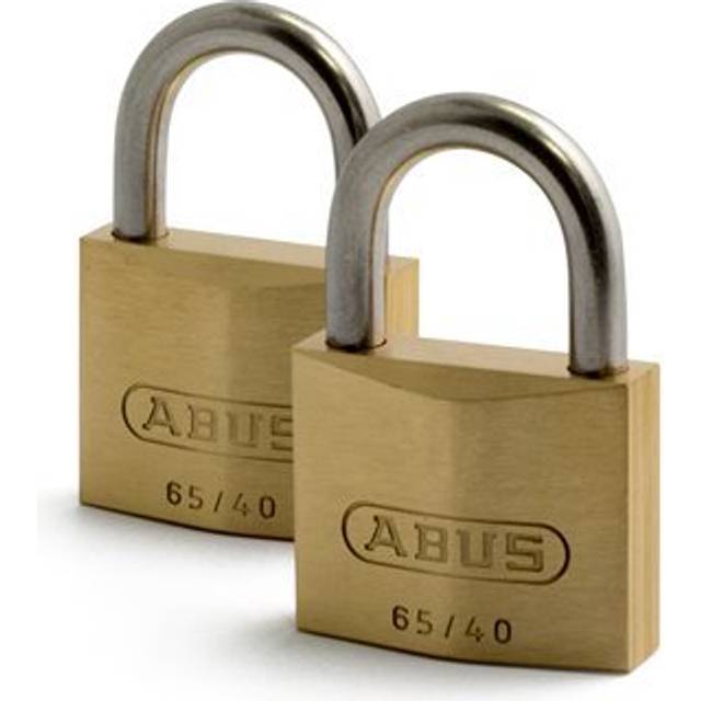 Hänglås Abus 65/Ib40 Mässing 2-Pack