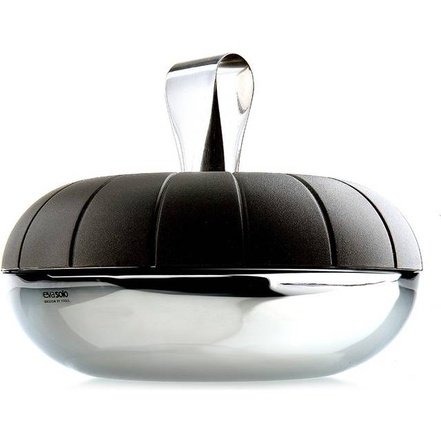 EVA SOLO | Ice Cube Cooler with Tongs | Metal Ice Cube Tray | Danish Design Functionality & Quality | Black