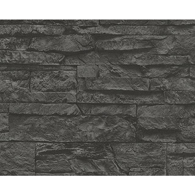 Tapet A.s Creation Brickwall Antracite 7071-23