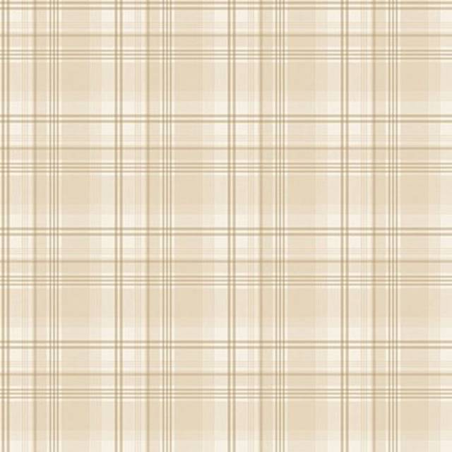 Neutral tartan wallpaper classic beige brown grid lines subtle symmetric design