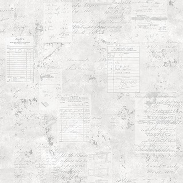 Galerie Kitchen Recipes Novelty Silver Grey Wallpaper G12296, Silver