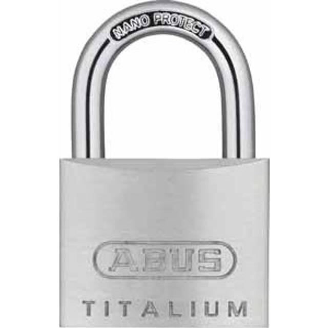 Abus 64TI/40HB63 Titalium Aluminium Alloy Long Shackle Key Padlock - 40mm