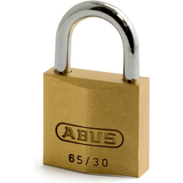 Abus 65/30 Twins C Brass Padlock 3 Keys