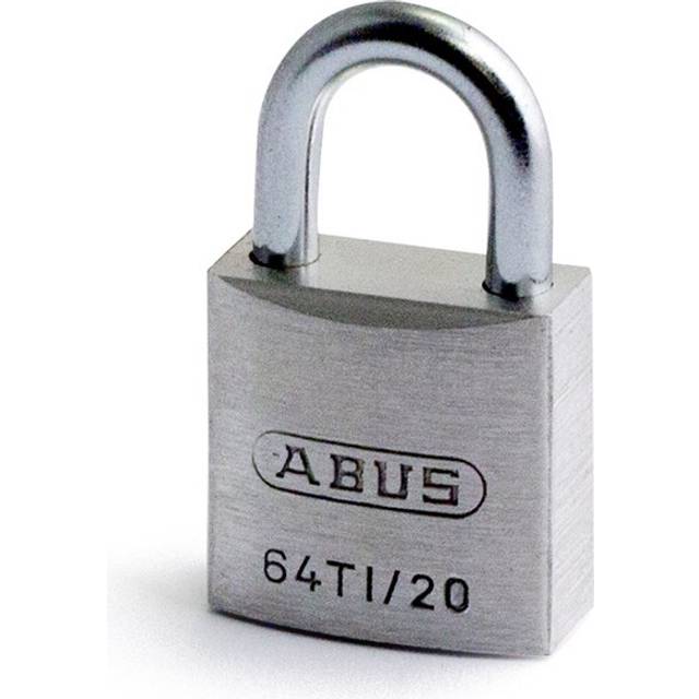 Abus 64TI Series Titalium Padlock Pack of 2 Keyed Alike 20mm Standard