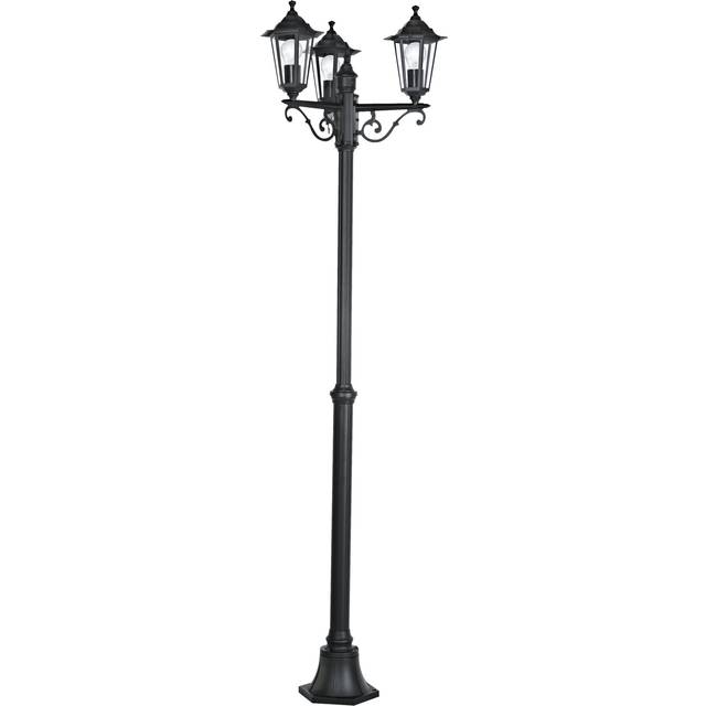 Eglo - Laterna 4 - 3 Light Outdoor Lamp Post Black IP44, E27