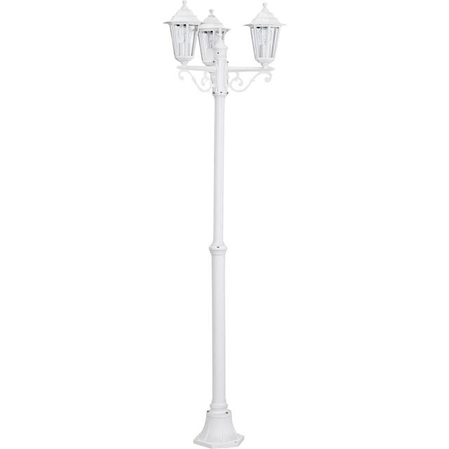 Laterna 5 - 3 Light Outdoor Lamp Post White IP44, E27 - Eglo