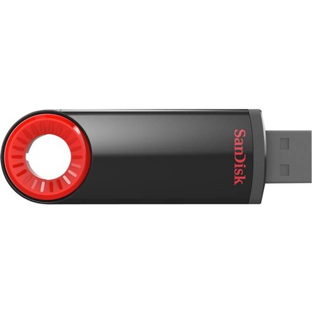 Sandisk Cruzer Dial 32GB 32GB USB 2.0 USB Type-A connector Black, Red USB flash drive