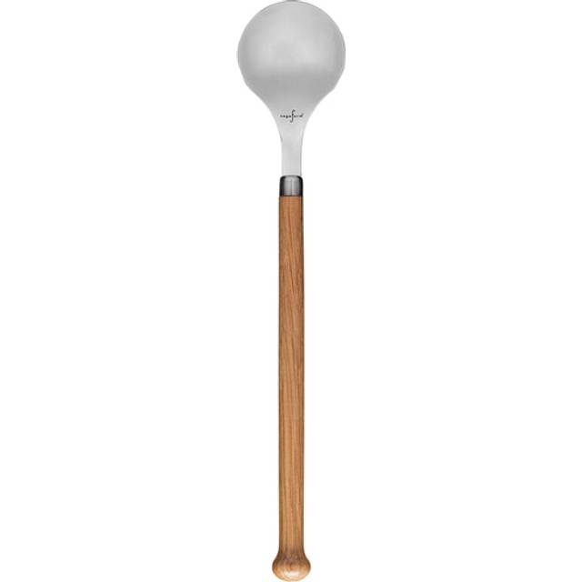 Sagaform Nature salladsbestick 2-pack Ek - Silverfärgad