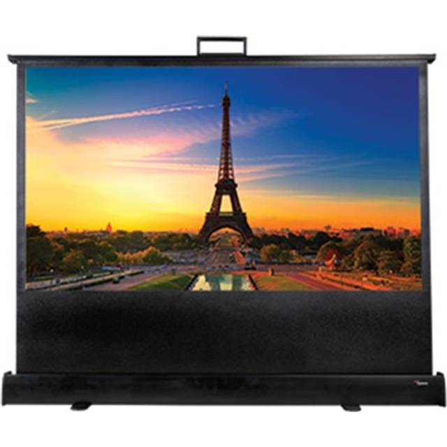 OPTOMA DP-9046MWL 46" Portable Pull Up Projector Screen, White