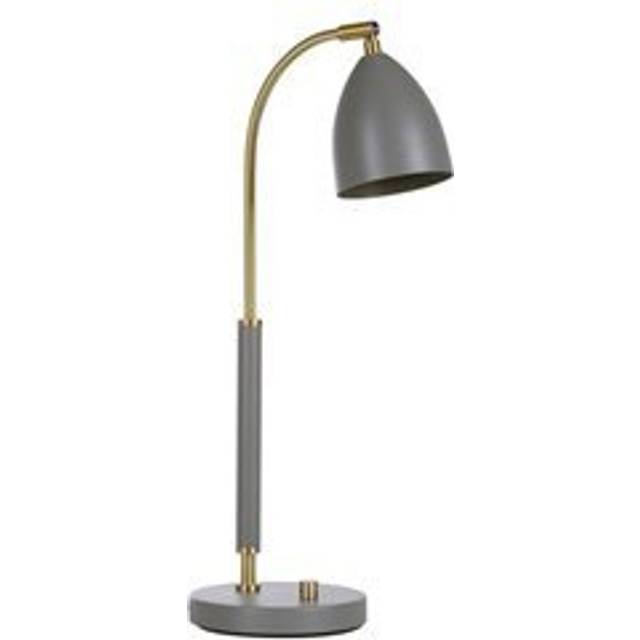 Belid Deluxe table lamp warm grey, brass