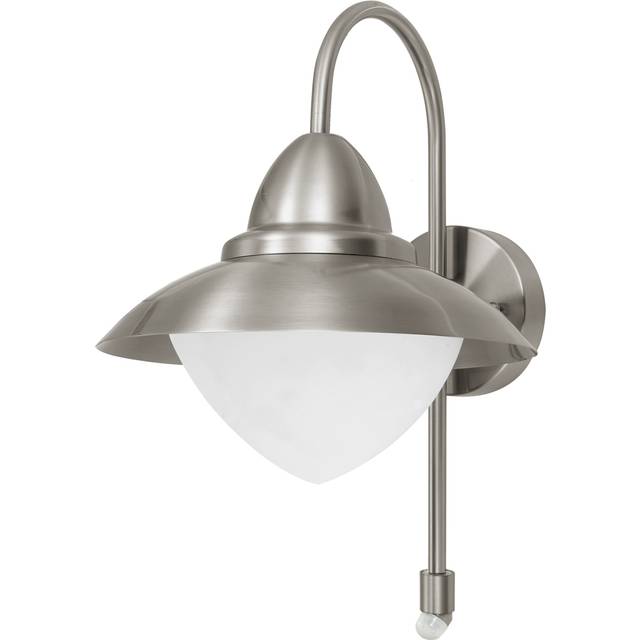 EGLO Outdoor Sensor Wall Light Sidney 60 W Silver 87105