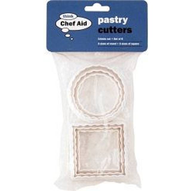 6 Pack Of Round & Square Pastry Cutters