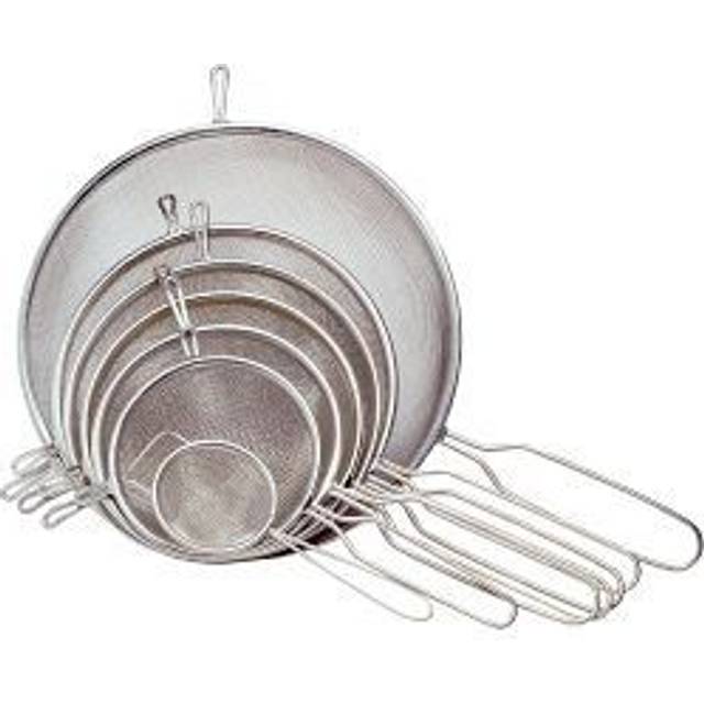 Chef Aid Metal Strainer, 12cm Diameter, Silver